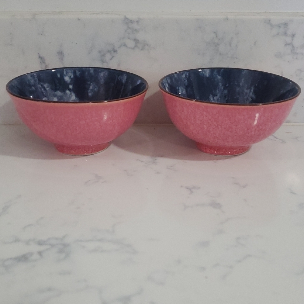 PetPink and Blue Ceramic Bowls